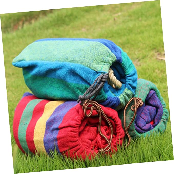 Milisten Outdoor Hammock Chair Hanging Swing Bug Net Camping Hiking Thicken Canvas