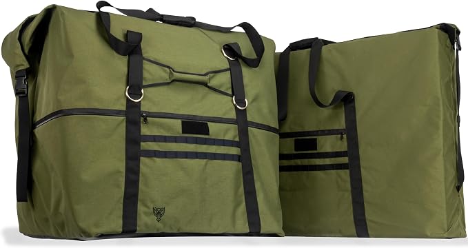Xtreme Sight Line ~ G CUBƎ 450 + G SØLAR 180 Faraday Bag for Large Generators and Solar Panels ~ Protects Against EMP/CME/EMF/RF ~ Diamond Form Farday Lined Interior ~ OD Green