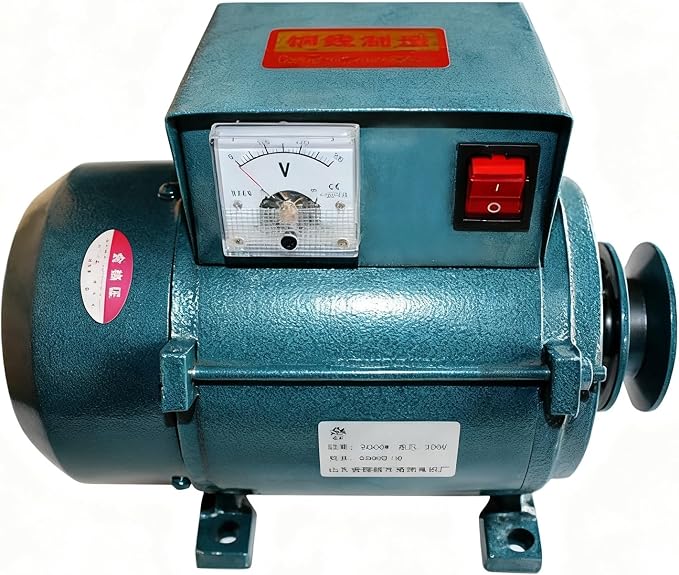 3.5kw/5kw/7kw Permanent-Magnet Generator 220V, Pure Copper Wire With Voltage Regulator Brushless Generator, Belt-Driven 3500W / 5000W / 7000W Low Maintenance For Lighting/Home Use(3500W)