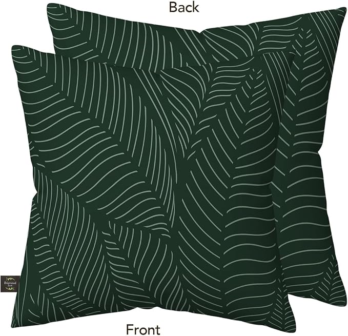Briarwood Lane Everday Indoor/Outdoor Pillow 17x17 Tropical Leaves for Everday Pillow