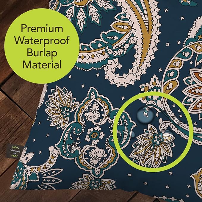 Briarwood Lane Everday Indoor/Outdoor Pillow 17x17 Paisley for Everday Pillow