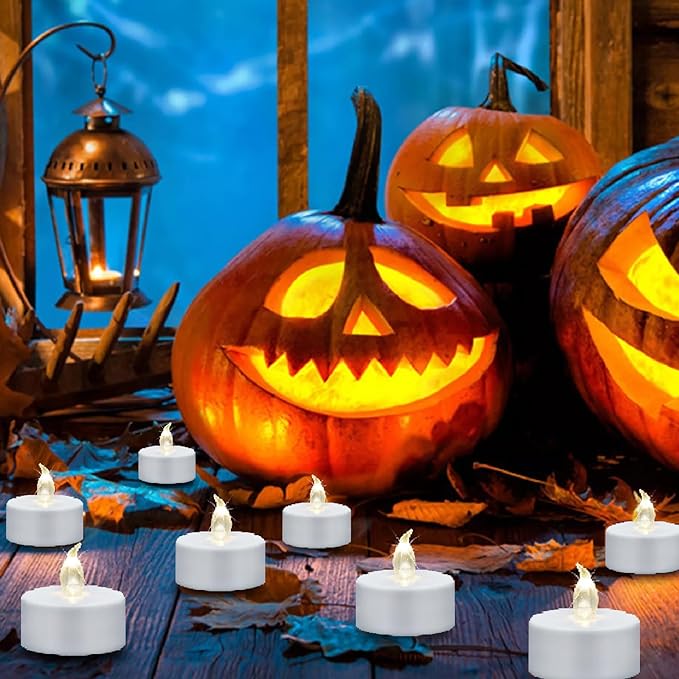 Flameless Tea Lights Candles, 150 Pack Battery Operated Led Electric Candle, Realistic Flickering Votive Fake Tealights, Long Lasting 200+Hours,for Wedding Party Home Decoration (Warm White)