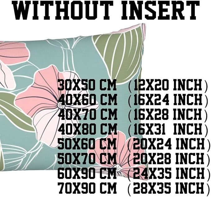 Outdoor Pillows Blue Pillow Covers 16x24 Set of 2 Throw Pillow Covers, Pink Throw Pillows Outdoor Pillow, Rectangular Lumbar Pillows Cushion Covers Decorative Pillows for Garden Patio Furniture J119
