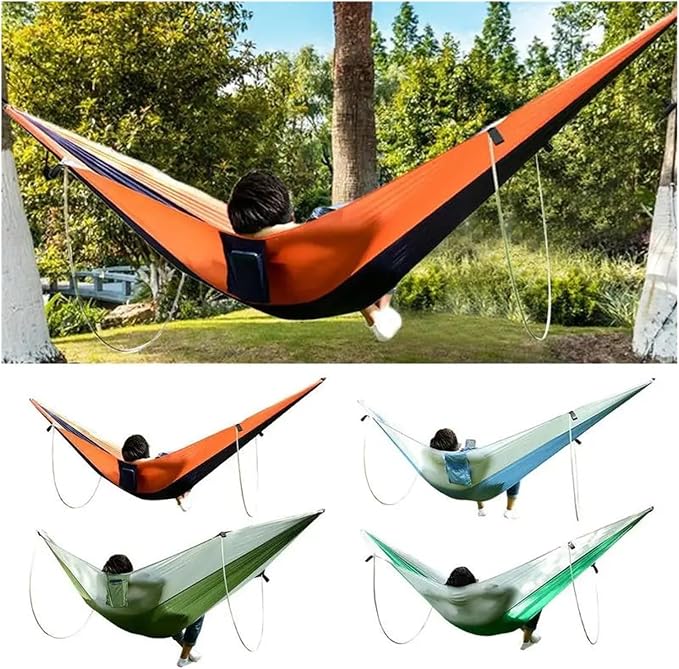 Hammocks, Outdoor Hammock Outdoor Parachute Parachute Lightweight Camping,for Outside(Light Green)