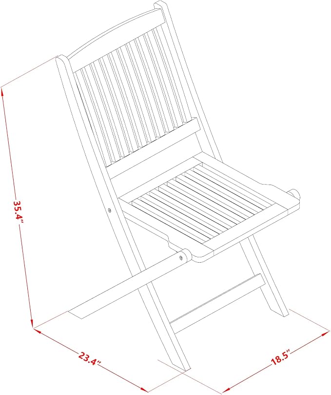 East West Furniture DECM92CANA 9 Piece Patio Garden Table Set Includes a Rectangle Outdoor Acacia Wood Dining Table and 2 Folding Arm Chairs with 6 Side Chairs, 40x72 Inch, Natural Oil