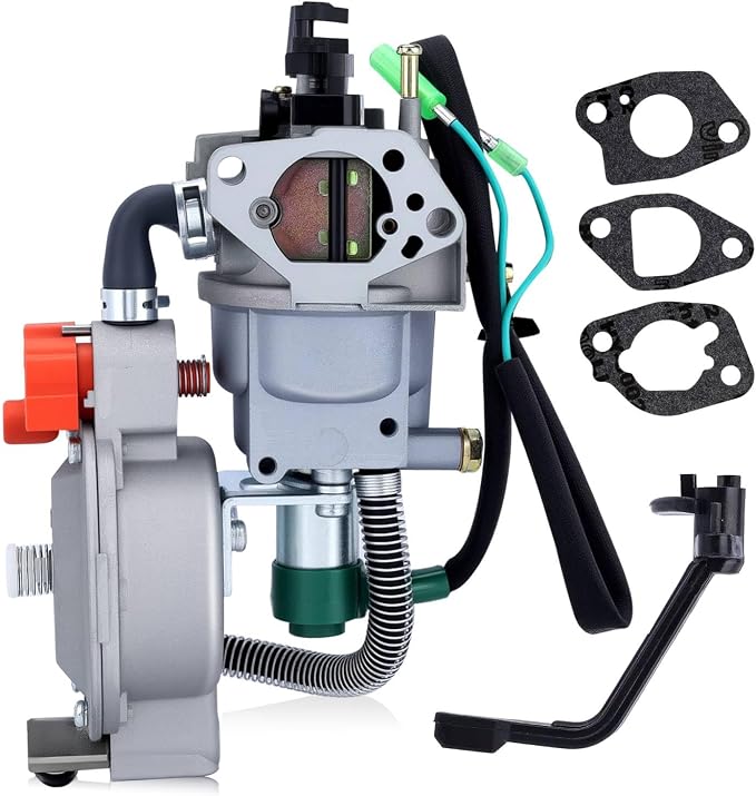 HIPA 389cc 420cc Tri Dual Generator Carburetor Propane Conversion kit for Champion Predator Generac Honda OHV Engine 338cc 389cc 420cc 460cc GX340 GX390 GX420 GX460 Portable Generator