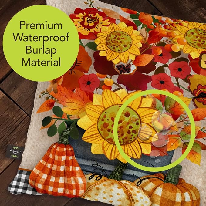 Briarwood Lane Fall Indoor/Outdoor Pillow 17x17 Autumn Bouquet for Fall Pillow