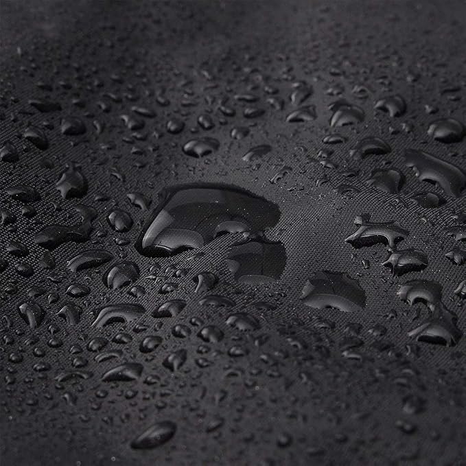 Outdoor Deck Box Cover - 420D Waterproof Patio Storage Box Cover - Protects from Rain, Wind and Snow - Black - 62"L x 30"W x 27"D