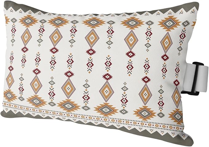 Outdoor Pillows Covers with Inserts Southwest Native American Tribal Totem Boho Waterproof Recliner Pillow with Adjustable Strap Throw Pillows for Patio Furniture Pool Lounge Chair, 11x16 inch, 1PCS