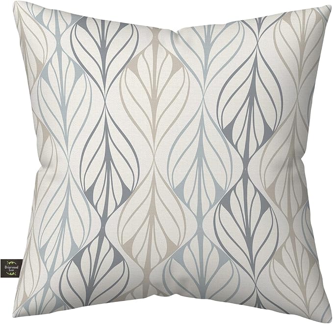 Briarwood Lane Everday Indoor/Outdoor Pillow 17x17 Flowing Leaves for Everday Pillow