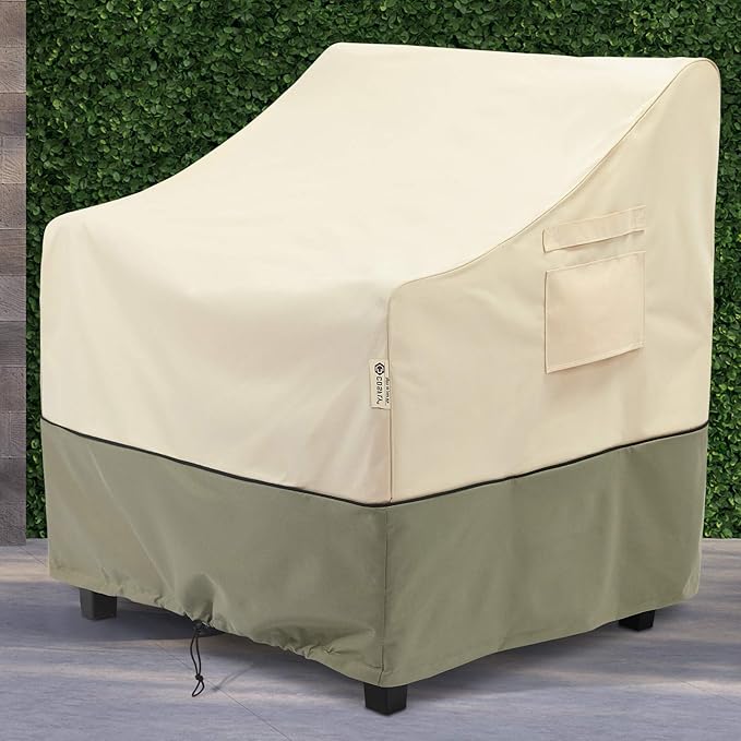 COSFLY Outdoor Furniture Patio Chair Covers Waterproof, Lounge Deep Seat Cover, Lawn Furnitures Covers Fits up to 36W x 37D x 36H inches(2 Pack)