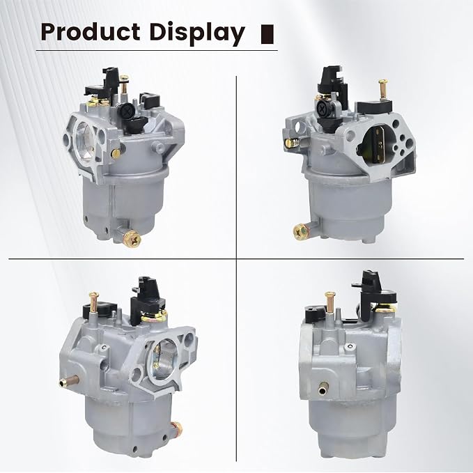 NIMTEK GP5500 GP6500 Carburetor with Filter for Generac GP5000 GP6500E GP7500E GP8000E Jingke Huayi 5KW 5.5KW 6.5KW OHV 389cc 188F 190F Generator Replace 0J58620157 0G8442A11