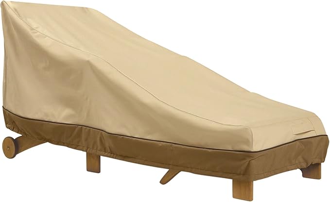 Classic Accessories Veranda Water-Resistant 78 Inch Patio Day Chaise Lounge Chair Cover, Patio Furniture Covers