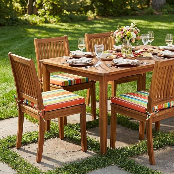 BrylaneHome Bh Outdoor Performance Patio Chair Cushion - Cypress Midnight