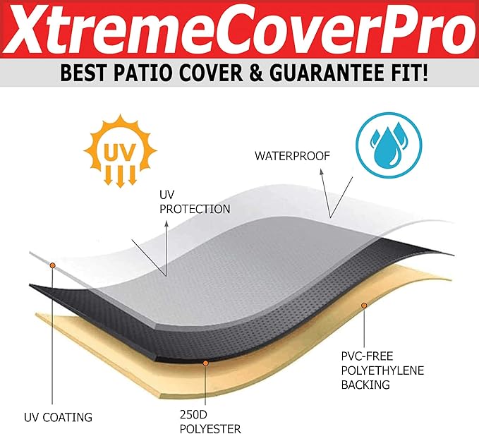 36x30x52 UV-proof Waterproof Furniture Patio Cover 36D x 30W x 52H breathable dust proof sofa table chair storage bar high chair color black sectional armless 36 inches 30 inches 52 inches