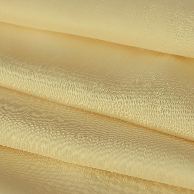 Outdoor Tablecloth Wrinkle-Free Stain Resistant Waterproof Polyester Fabric Table Cover with Zipper Umbrella Hole for Picnic/Party/Dinner/Patio Garden(70inch Round,Zippered,Yellow)