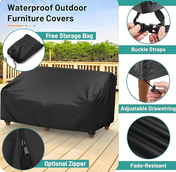 Custom Size Dust Cover, Tailor-Made Water/ Rust-Proof Cover for Patio Furniture Equipment Tools Rv Trailer, Outdoor AC Protection, Bespoke Non Standard Size Table Chair Cut-to-Fit Car Boat Protector