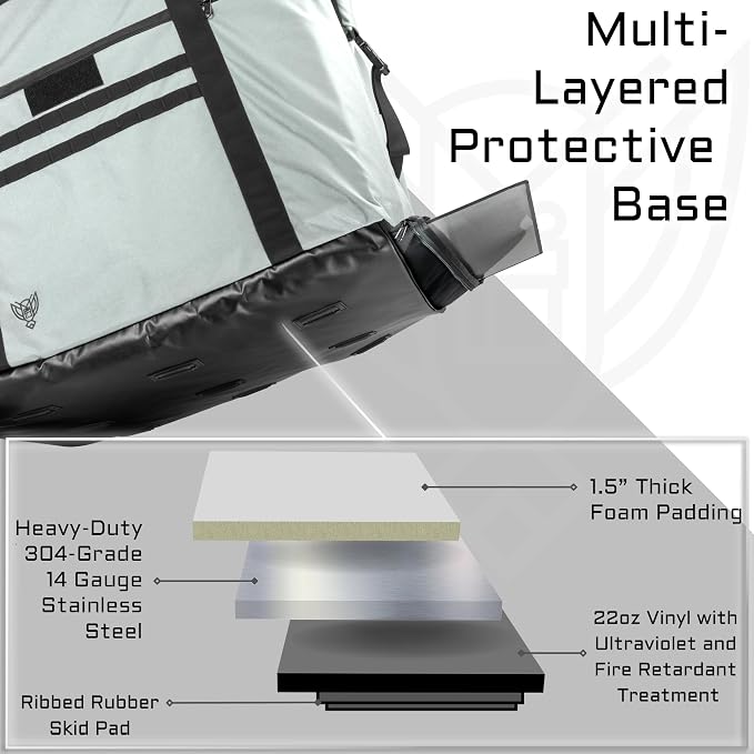 Xtreme Sight Line ~ G CUBƎ 450 + G SØLAR 180 Faraday Bag for Large Generators and Solar Panels ~ Protects Against EMP/CME/EMF/RF ~ Diamond Form Farday Lined Interior ~ Silver