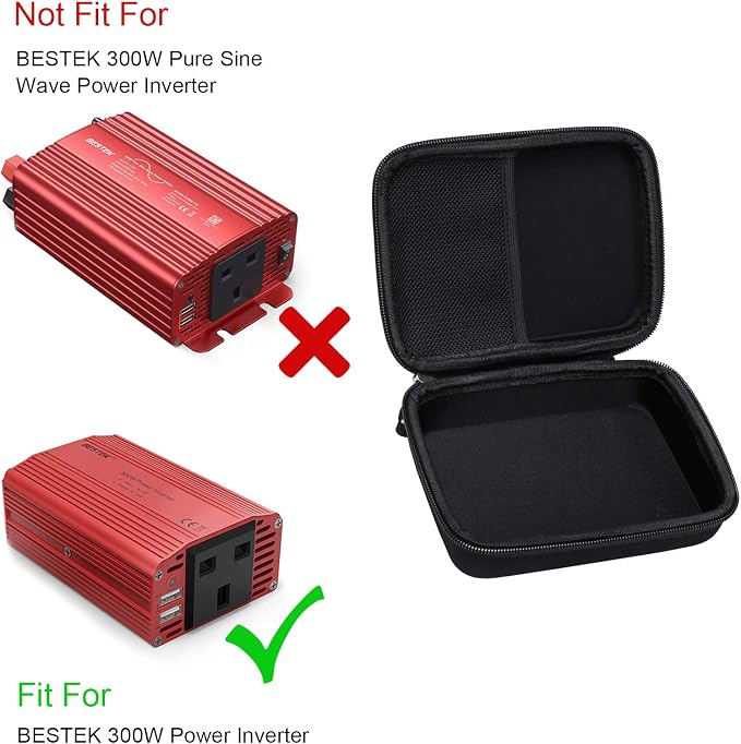 Aproca Hard Protective Travel Case Bag for BESTEK 300W/Foval 150W Power Inverter Car Inverter