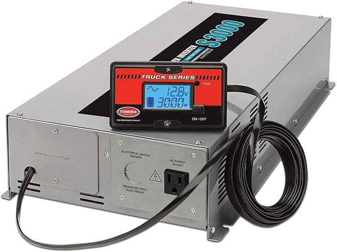 Tundra S Series - DC/AC Truck Power Inverter - Pure Sine Wave 3000W / 12V DC to 120V AC - S3000