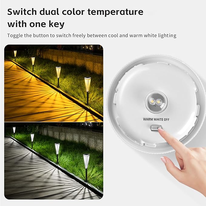 Hollow Solar Garden Lights Outdoor Landscape Courtyard Atmosphere Decorative Ground-Mounted Lawn Lights Solar Pathway Lights 6 Pack