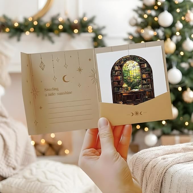 Window Bookshelf Acrylic Suncatcher, Bookish Suncatchers for Window Hanging Ornament, Art Garden Decor for Book Lover Reader Bookworm, Gifts for Mother's Day, Mom, Grandma, Wife, Women, Nana