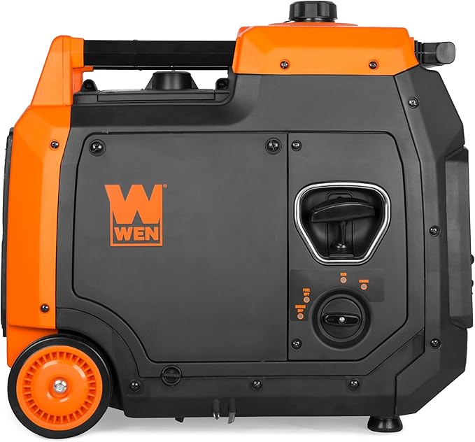 WEN Quiet and Lightweight 4800-Watt Dual Fuel RV-Ready Electric Start Portable Inverter Generator with Fuel Shut Off and CO Watchdog (DF480iX)