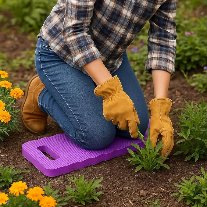 Smart Value Set of 3 Foam Kneeling Pads Perfect for Long Gardening Hours (3 Kneeling Pads Assorted Colors)