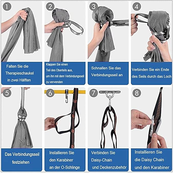 360° Rotating Elastic Aerial Yoga Hammock Outdoor Indoor Swings Aerial Yoga Sensory Therapy Cuddle Swing Soft Elastic Parcel Steady Seat Swing (Color : Purple, Size : 150x280cm)