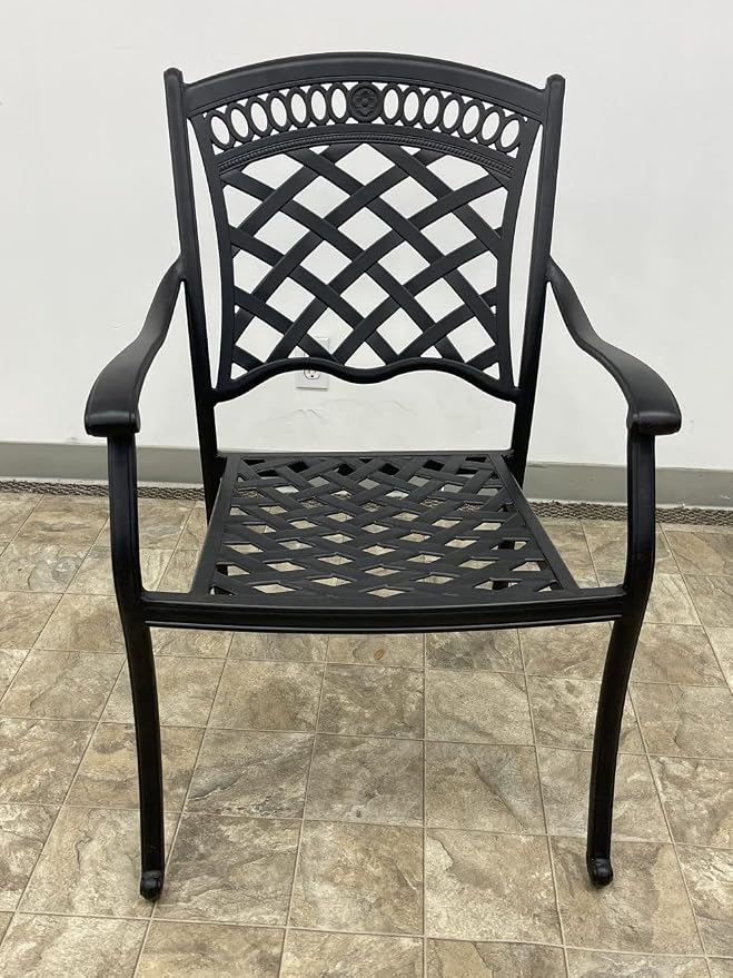 St Augustine Outdoor Cast Aluminum Powder Coated 11-Piece Dining Set with Extendable 48X132 Table (with 10 Regular Chairs)
