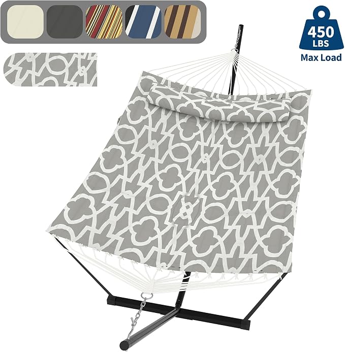 Takywep Takywep with Hammock - Durable Iron Construction, Compact T-Shaped Stand, Curved Iron Rod Design, Soft Cotton Padding, and Complete Combination Set.
