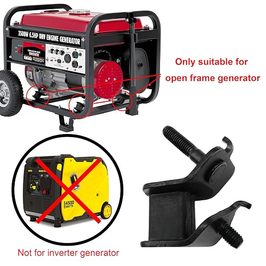 Generator Anti Vibration Rubber Mount for 2500 3000 3500 4000 4750 Watt for Champion Firman Predator Shock Absorbing Feet