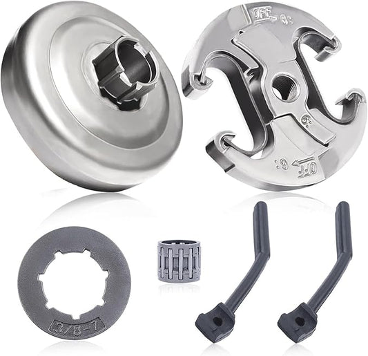 3/8 Clutch Drum Rim Sprocket Cover Bearing Kit for Husqvarna 455 460 Rancher 461 Chainsaw Replacement Parts 537291602