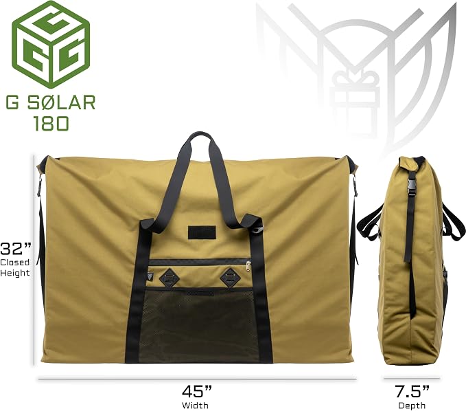 Xtreme Sight Line ~ G CUBƎ 450 + G SØLAR 180 Faraday Bag for Large Generators and Solar Panels ~ Protects Against EMP/CME/EMF/RF ~ Diamond Form Farday Lined Interior ~ Multicam Camo