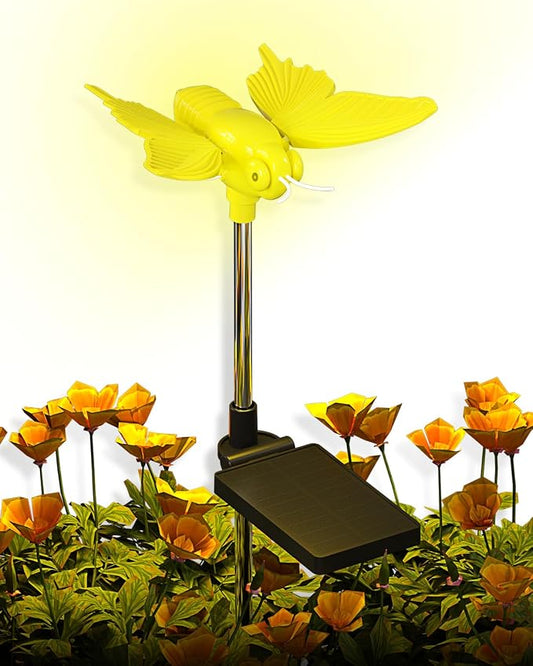 Solar Butterfly Garden Light with Moving Wings Bringing Your Garden to Life - 1 Pack