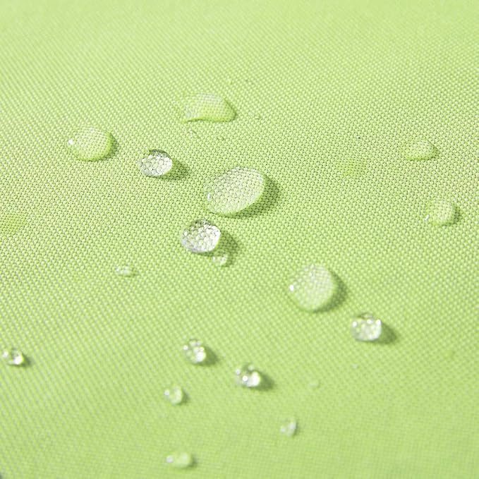 MIULEE Large Beach Blanket Bundle Pack of 2 Decorative Outdoor Waterproof Pillow Covers Square Garden Cushion Sham Throw Pillowcase Shell for Patio Tent Couch 18x18 Inch Pale Green