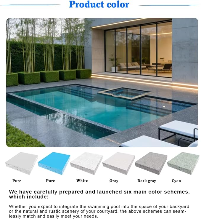 Backyard Large Above Ground Swimming Pool Container Shipping with Ladder for Adults for Water Games, Parties, and Daily Relaxation