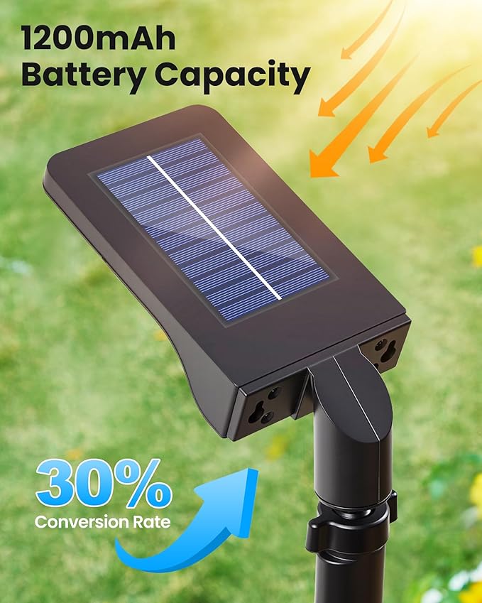 Clip on Solar Lights for Fence,1-Second Install Solar Fence Lights Outdoor, 360° Adjustable, 60 LEDs 600LM Motion Sensor Security Light for Fence, Yard, Deck, Camping(2 Pack)