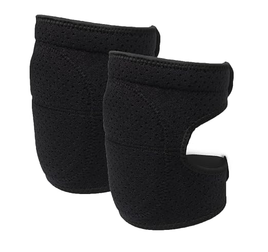 Knee Pads with Thick Foam Adjustable Non-Slip Knee Pads for Work Garden Cleaning Flooring Yard Dance Yoga Construction Collision Avoidance Kneeling Sleevedd for Men