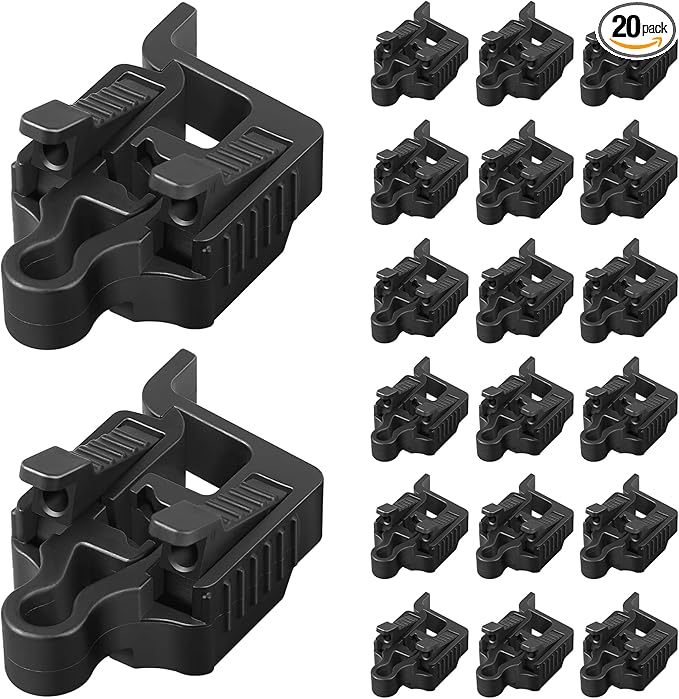 EDISHINE 20-Pack Low Voltage Wire Connector, Landscape Lighting Cable Connectors Waterproof for Pathway Light/Spotlight/In-ground Lighting, 12/14/16/18 Gauge Cables, UL Listed