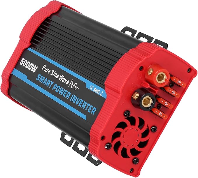 5000W Car Power Inverter DC 12v to 120V AC Converter Fast Pure Sine Inverter Car Adapter