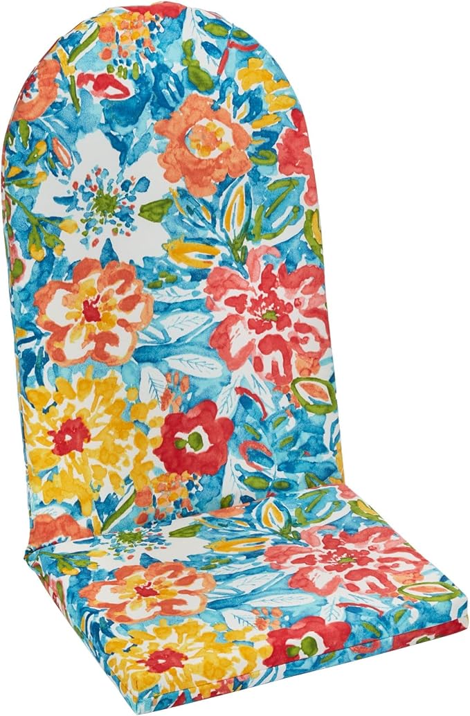 BrylaneHome Bh Outdoor Performance Adirondack Chair Cushion - Poppy Blue