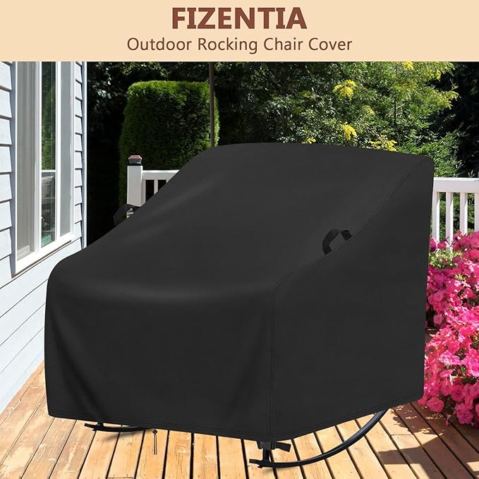 Cover for Rocking Chair,Covers Compatible with Porch Rocking Chairs,Patio Rocker Shield for Porch,Patio,Balcony(Custom Size,1-Pc)