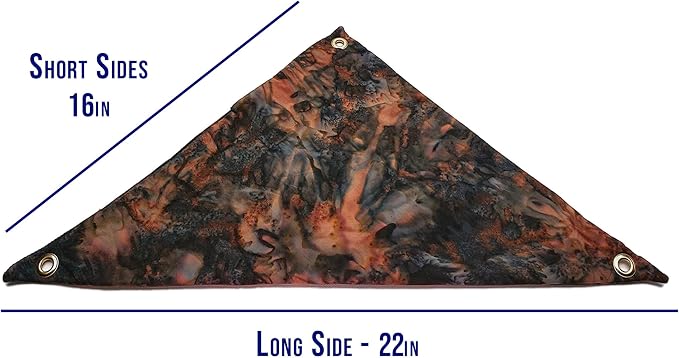 Hammock for Bearded Dragons, Brown Maroon Batik Fabric with Suction Cup Hooks