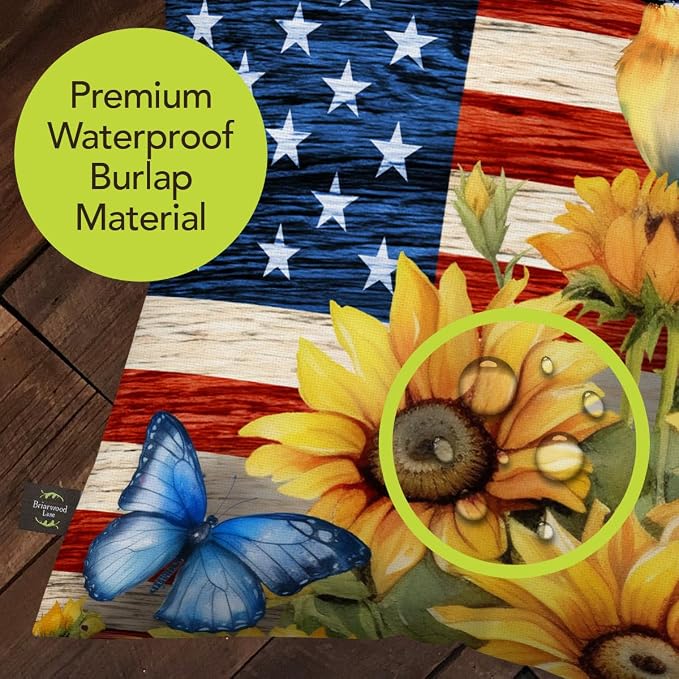 Briarwood Lane Summer Indoor/Outdoor Pillow 17x17 American Country for Summer Pillow