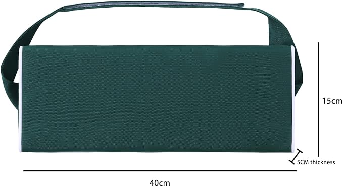Enipate Outdoor Chaise Lounge Head Pillow, Pack of 2 Water Resistant Headrest Pillows with Elastic Band for Pool Patio Chairs