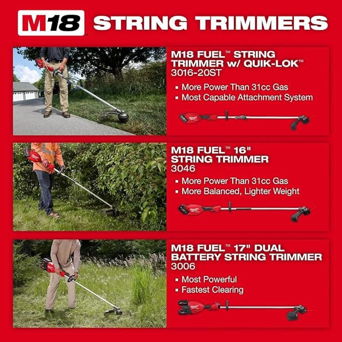 D for M18 Fuel 16 Inch String Trimmer Kit + TPT Premium cart shopinstrumentstd