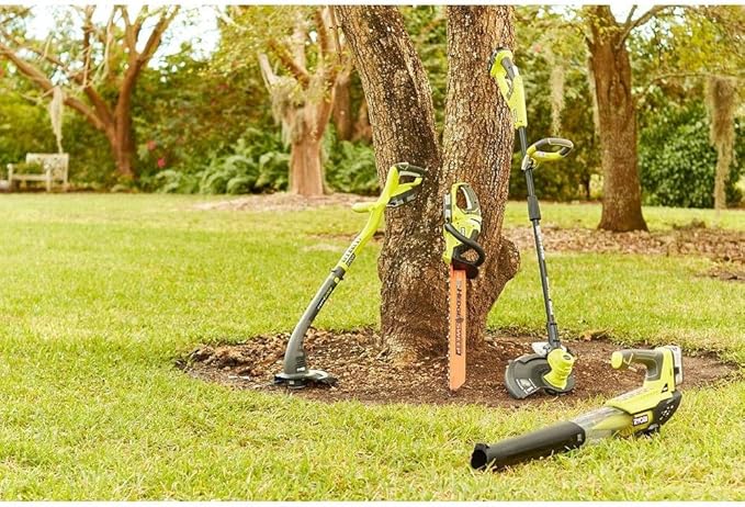 ONE+ 18-Volt Lithium-Ion Electric Cordless String Trimmer and Edger P2030 - 1.3 Ah Battery and Charger Included