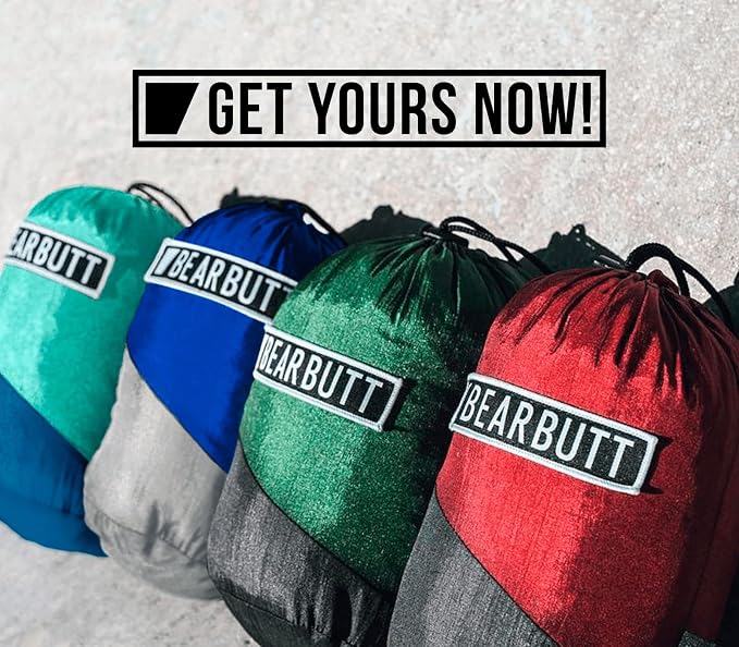Bear Butt Double Camping Hammock and Bear Butt Kodiak Hammock Straps Bundles.