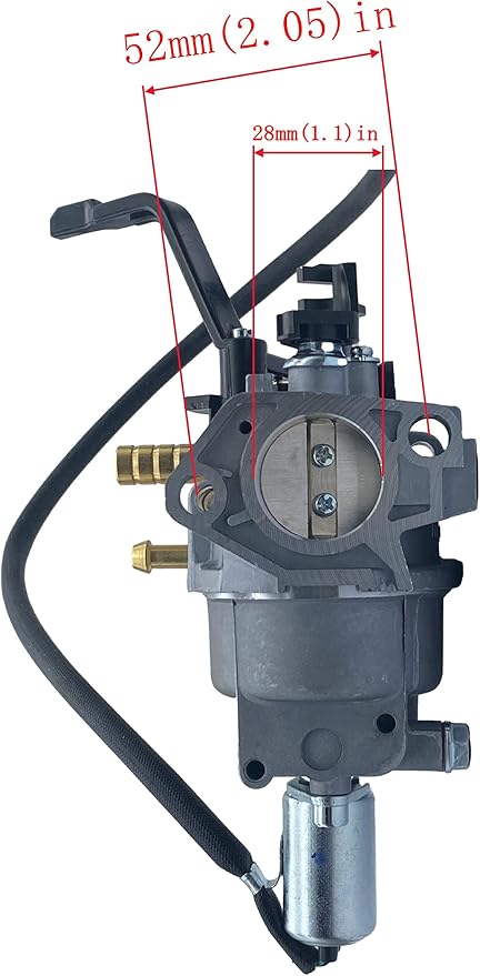 YAMAKATO Huayi P28-H-4 Dual Fuel Generator Carburetor Part# 47.131000.25 for Champion 439cc 100165 71530 100153 100155 Generator carb